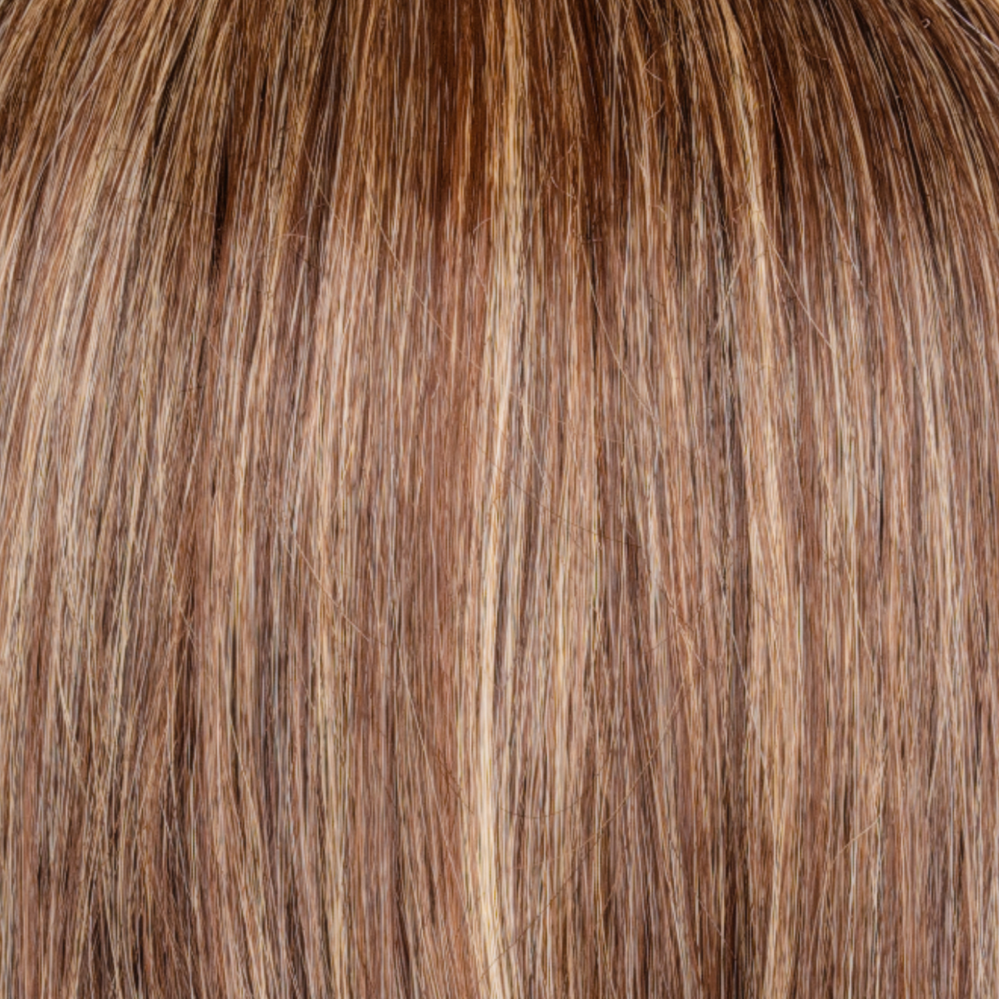 Caramel Swirl - This captivating shade features a blend of warm caramel ribbons, chocolate brown slices, and honey-toned blondes, creating a mesmerizing contrast of colors. The chunky and well-woven highlights add depth and dimension to the hairCaramel Swirl is complimented by beautifully blended brown roots