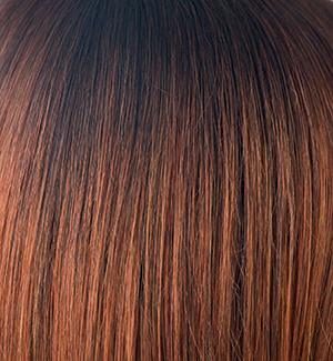 Crimson-LR  -  This style if for the ombre lover who wants a bit more fire and spice. This LR has been so popular and we can see why, a rich coppery mid brown chocolate long root that smudges and blends into cool coppers and smoked orange. Feisty and fantastic Crimson-LR rocks!