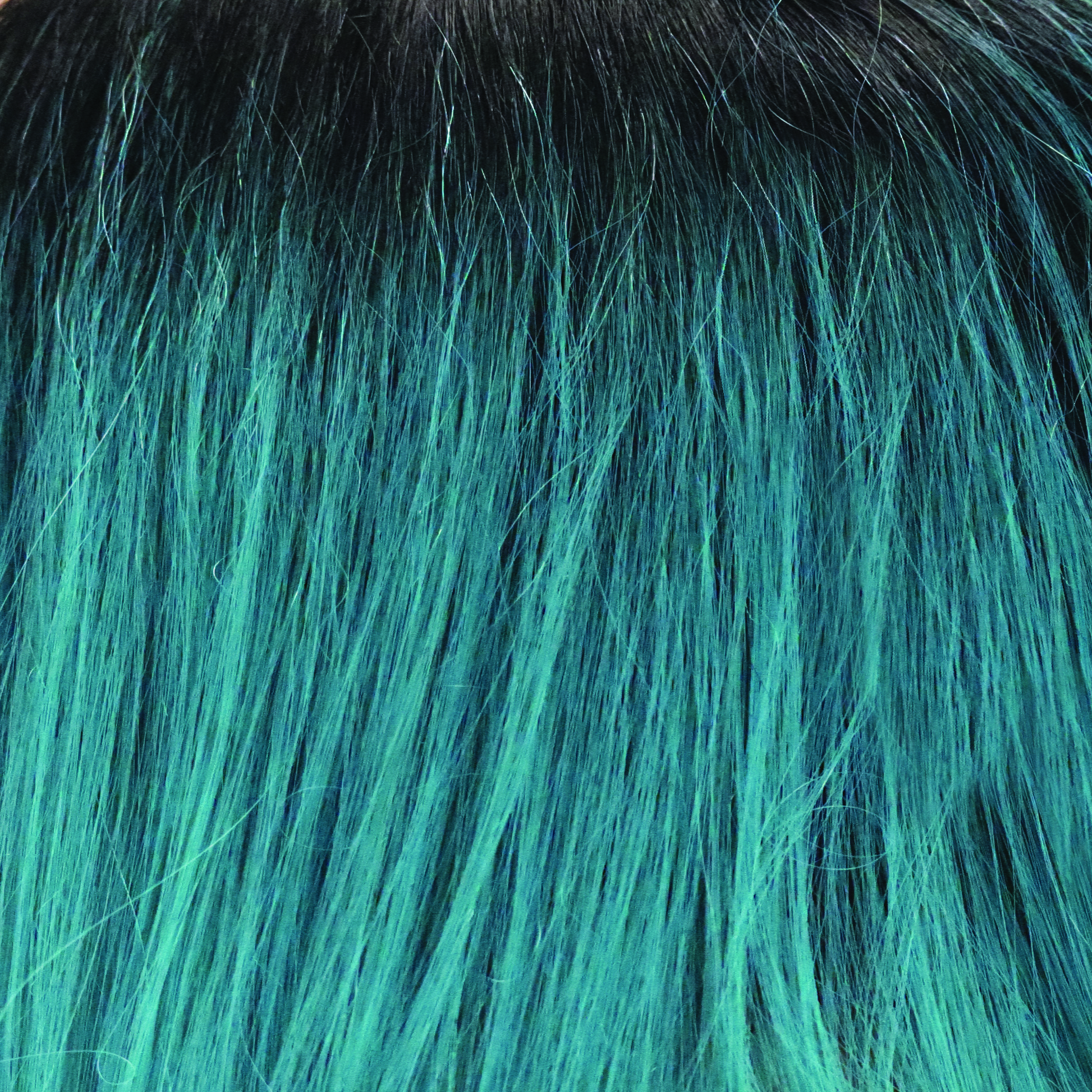 Royal Emerald  -  A cool dark root shattering into a bluey green, oceanic color.