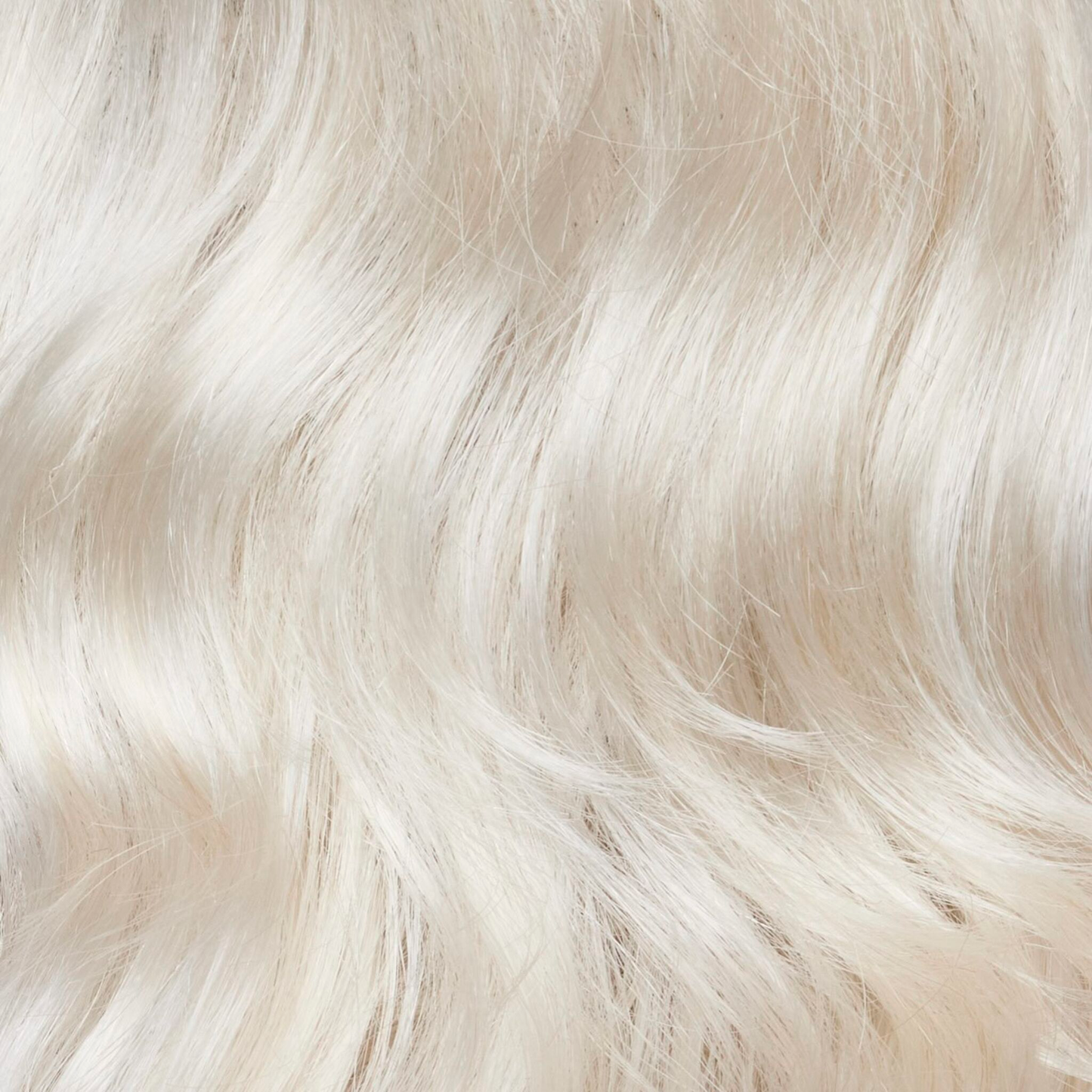 Satin Pearl - Tone with a very light blond shade, expertly woven with cream, ice blond, and pearlescent highlights.