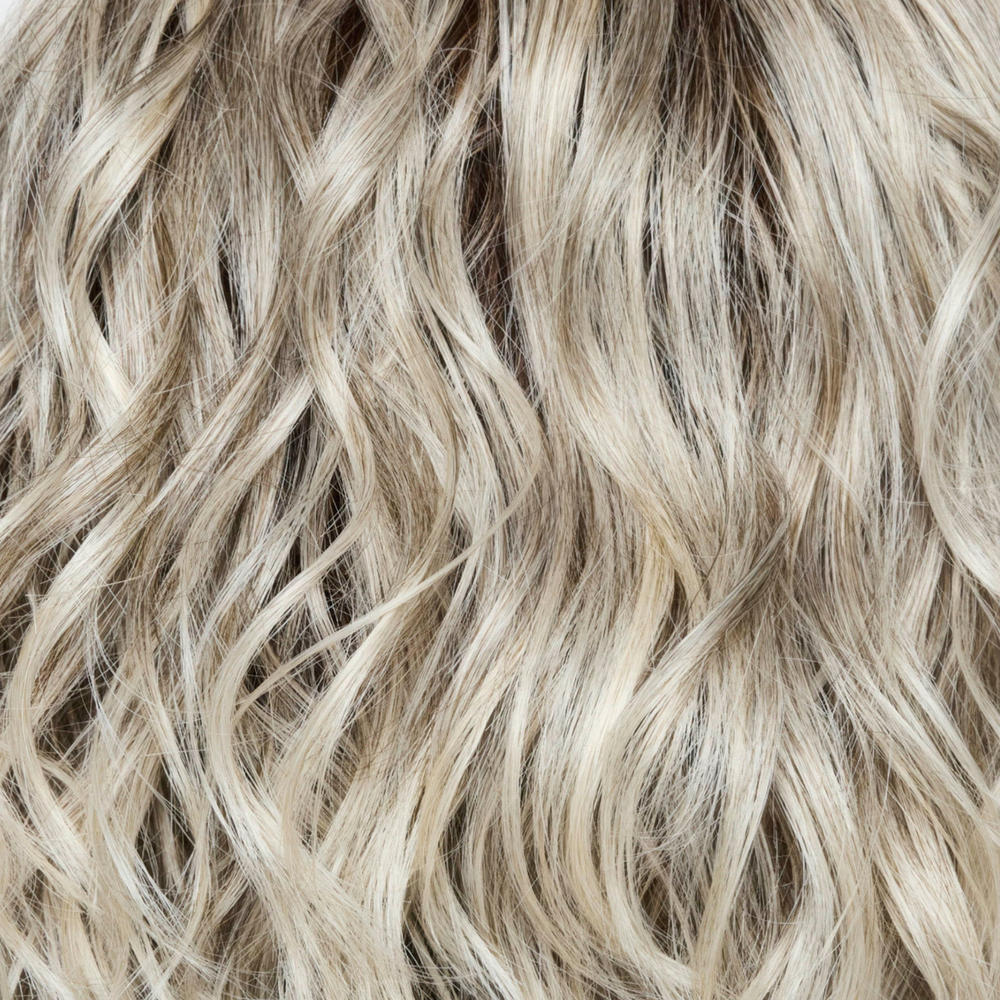 Silver Oyster-R - A silver and beige blended base with rich brown root tone. Great substitute tone for blond.