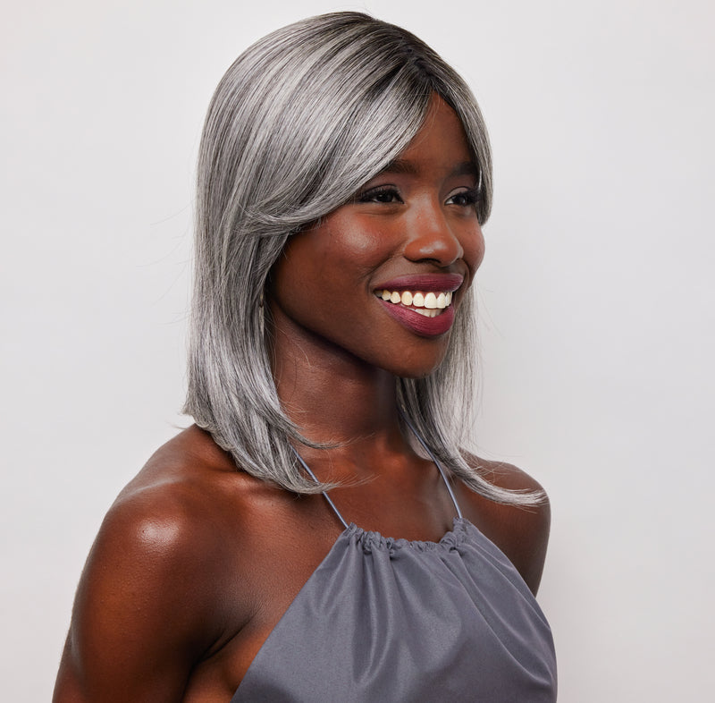 High Heat Mid Straight Topper Wig - 1036   Alexander Couture Collection