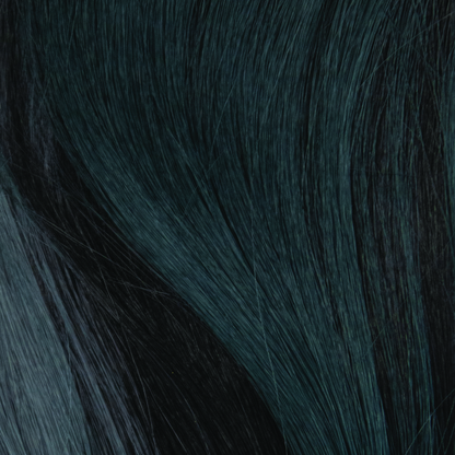 Cosmic Teal  -  A smoky fused deep teal base with off-black lowlights throughout. Nocturnal vibe with a cool, sophisticated attitude.